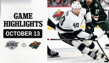 HIGHLIGHTS: LA Kings at Minnesota Wild | 10.13.25