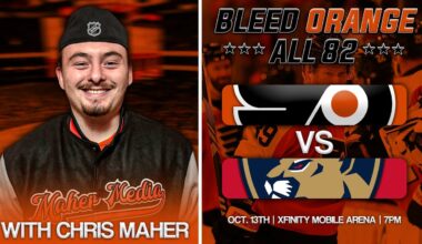 FLYERS vs PANTHERS | HOME OPENER LIVE STREAM | Bleed Orange: All 82