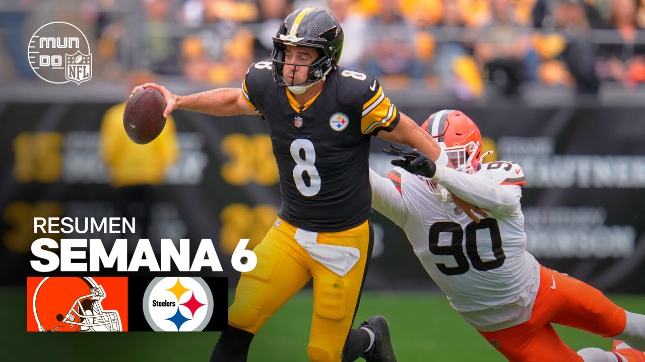 Cleveland Browns vs. Pittsburgh Steelers | Resumen NFL en español - Semana 6 | NFL Highlights 2025