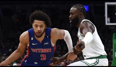 The Pistons MUST Keep a Lookout for the Celtics!