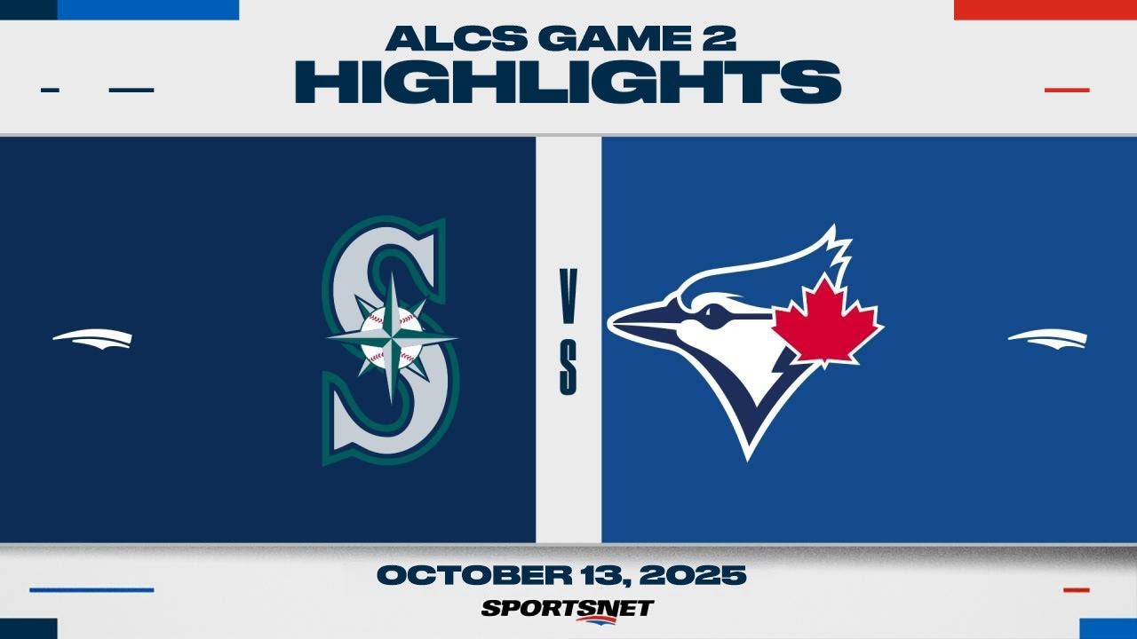 MLB ALCS Game 2 Highlights | Mariners vs. Blue Jays - October 13, 2025