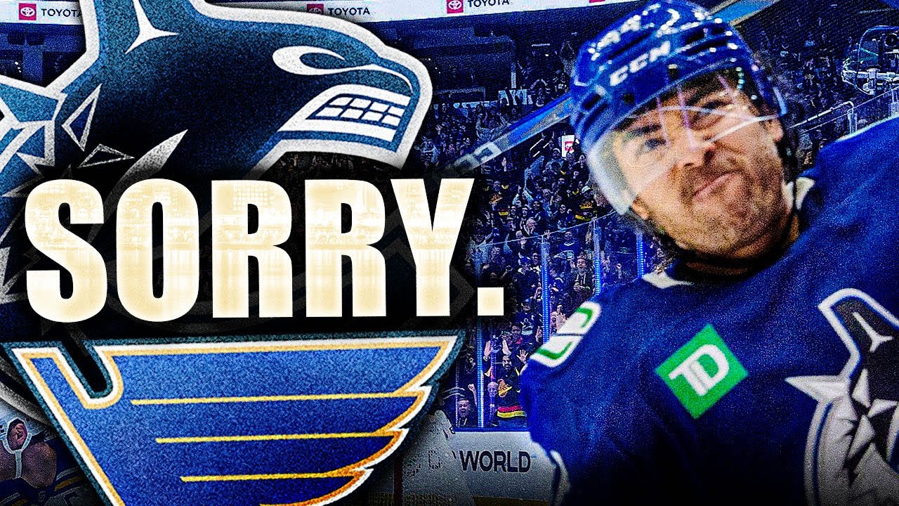 THE CANUCKS ARE FALLING APART… ELIAS PETTERSSON JUST MADE IT WORSE + QUINN HUGHES BLUES