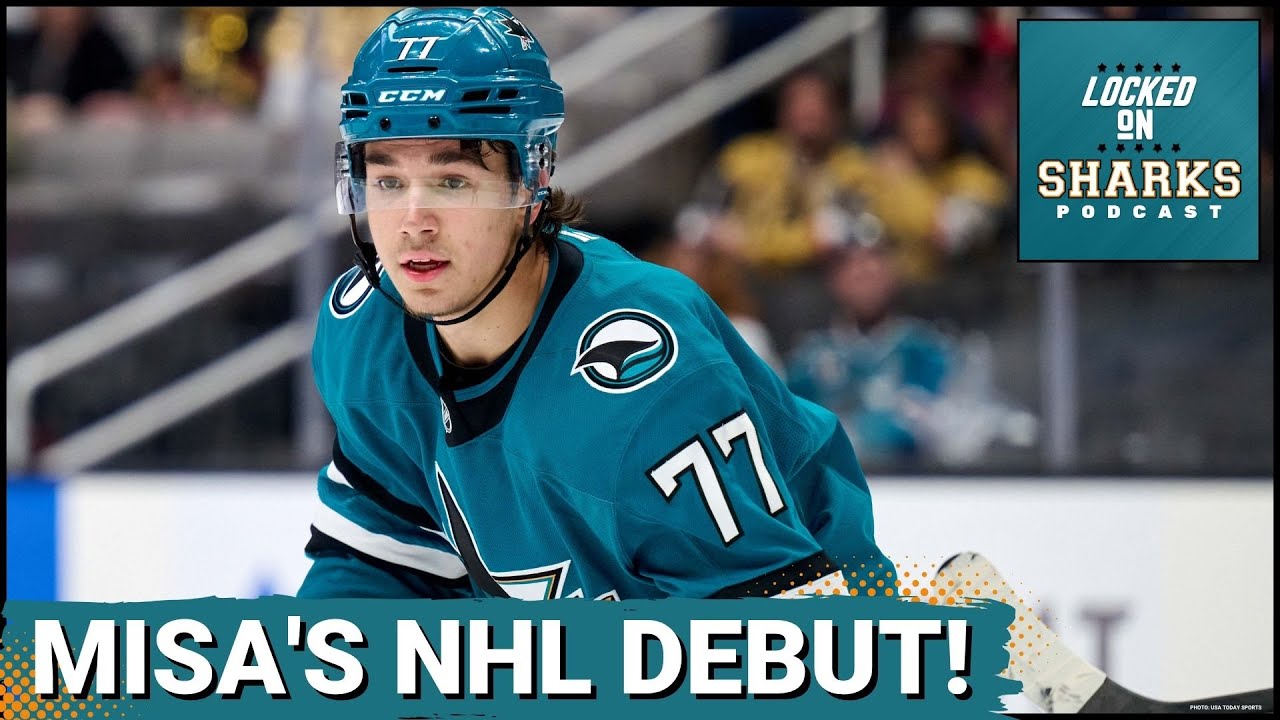 DEBUT: Michael Misa's NHL DREAM Becoming Reality | San Jose's Line Juggling Ahead of Hurricanes