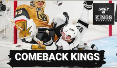The LA Kings show heart in a BIG comeback win in Vegas