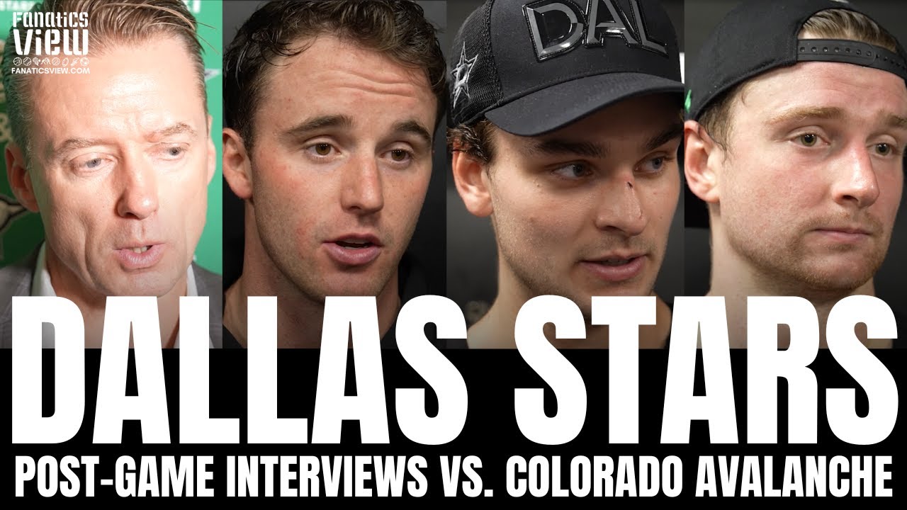 Jake Oettinger, Thomas Harley, Wyatt Johnston & Glen Gulutzan Recap Dallas Stars SO Win vs. Colorado