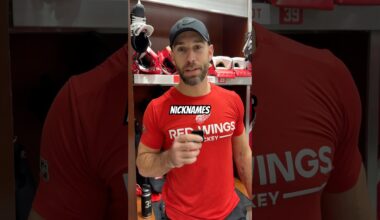 Detroit Red Wings players reveal their nicknames