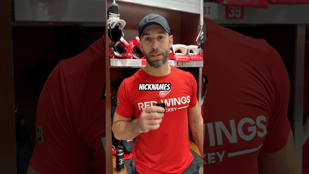 Detroit Red Wings players reveal their nicknames
