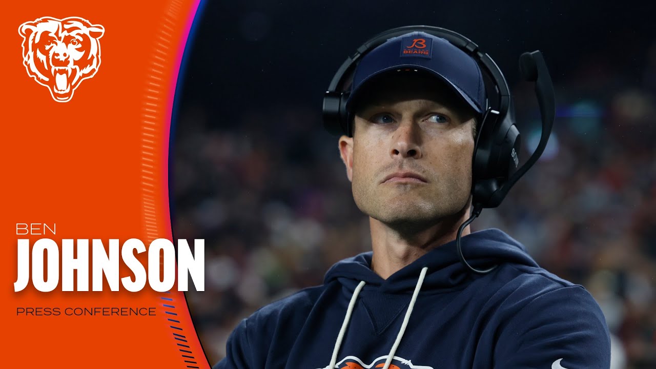 Ben Johnson on Week 6 win over Washington Commanders | Chicago Bears