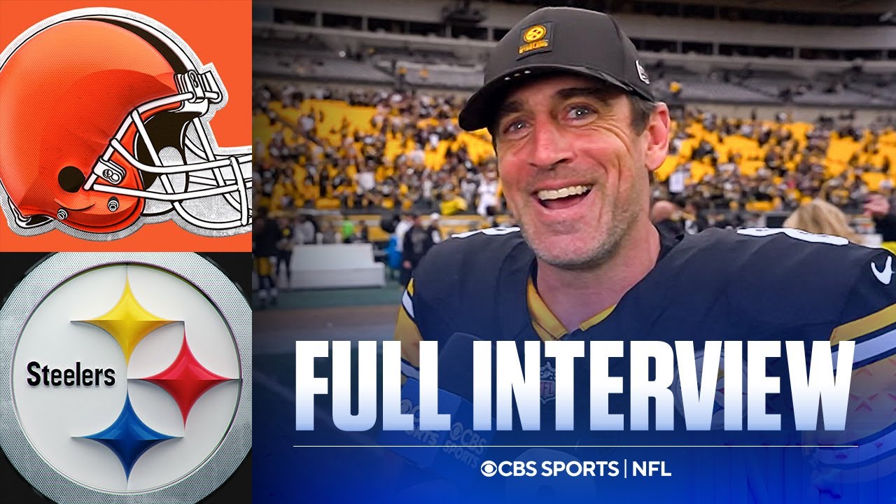 Aaron Rodgers on the Steelers second half adjustments, introduction to AFC North football