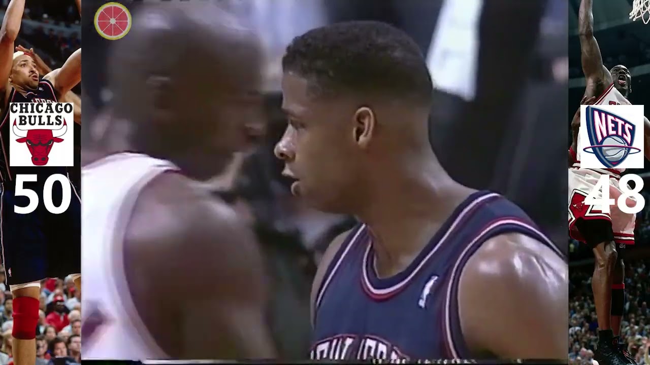 Throwback NBA Playoffs ECFR 1998.4.24 New Jersey Nets at Chicago Bulls G1 FHD