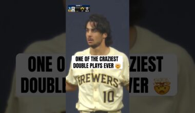 Dropped the catch but got a double play 😮