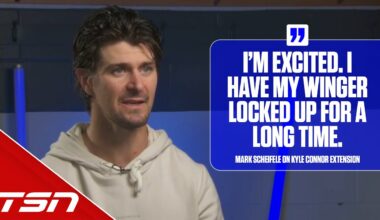 Scheifele on Connor extension: 'I'm excited. I have my winger locked up for a long time'