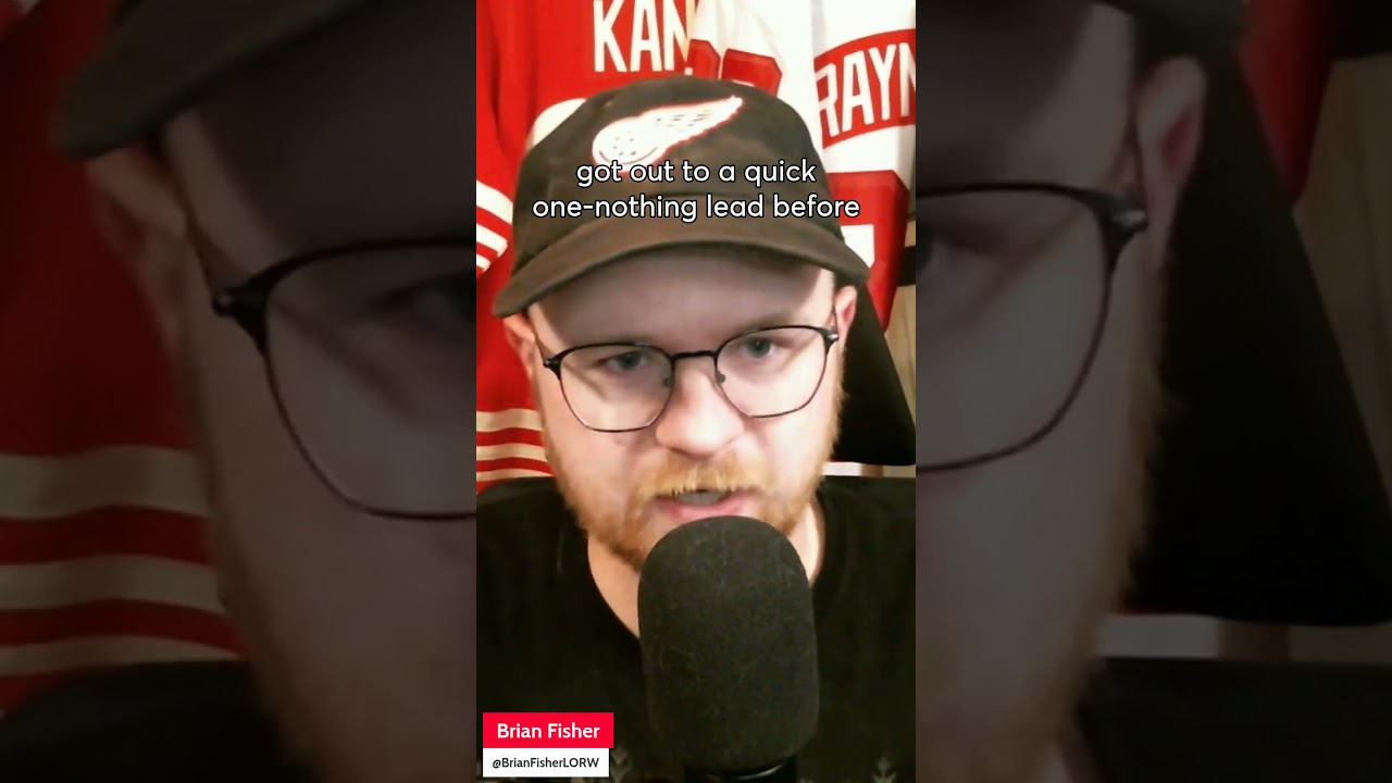 Red Wings drop dud in homer opener loss to Canadiens #shorts #lgrw #nhl