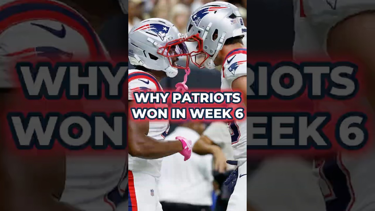 Why The Patriots Won vs. The New Orleans Saints In Week 6 #patriots #nfl #shorts