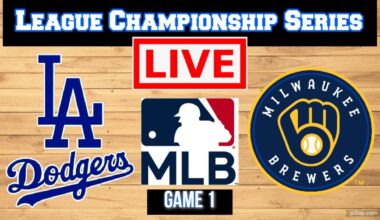Live: Los Angeles Dodgers Vs Milwaukee Brewers | MLB | Play by Play | Live Scoreboard