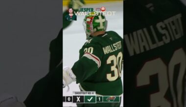 SAVED BY WALLSTEDT #jesperwallstedt #mnwild #goalie #nhl