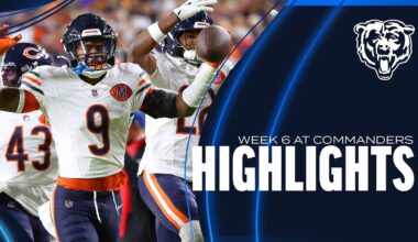 Chicago Bears' top plays vs. Commanders | Week 6 | HIGHLIGHTS