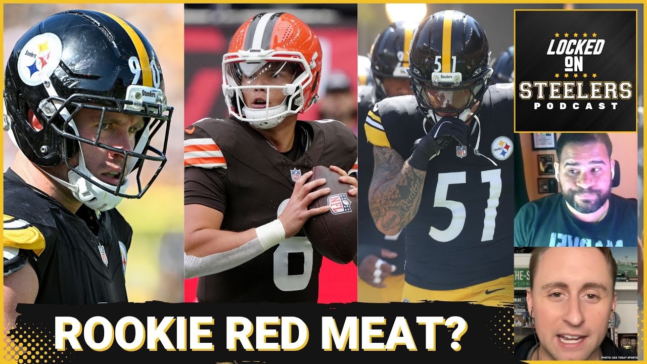 Steelers' Defense Sees Red Meat vs. Dillon Gabriel? | Plan to Help Broderick Jones vs. Myles Garrett