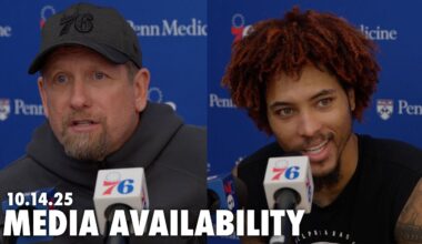 Philadelphia 76ers Practice Media Availability 🎙️ | Coach Nurse and Kelly Oubre Jr. | 10.14.25