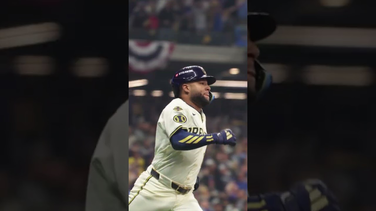 The first pitch Jackson Chourio and the Brewers offense sees! #Postseason 🚀