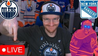 EDMONTON OILERS VS NEW YORK RANGERS LIVE | FAN REACTION & COMMENTARY