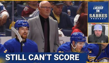 Fans already getting restless as the Buffalo Sabres can't score again against the Avalanche