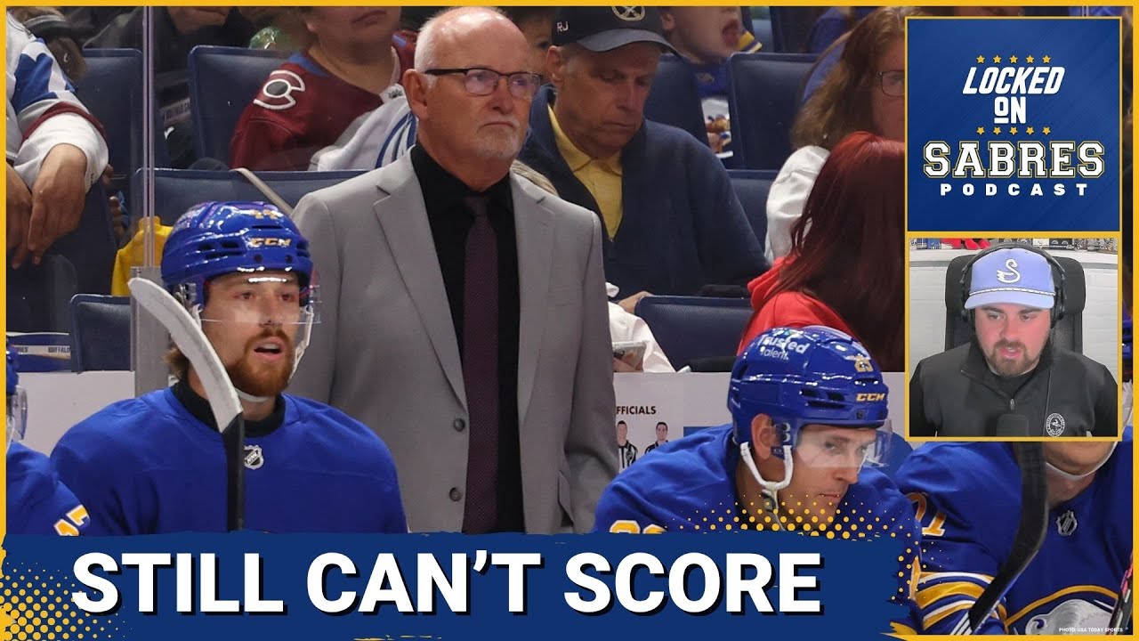 Fans already getting restless as the Buffalo Sabres can't score again against the Avalanche