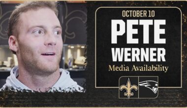 Pete Werner on Chase Young's return, Danny Stutsman | New Orleans Saints