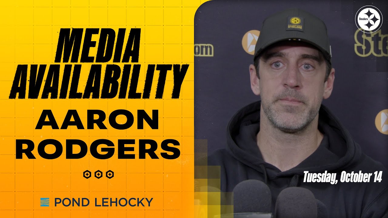 Aaron Rodgers Media Availability (Oct. 14) | Pittsburgh Steelers