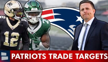 New England Patriots Trade Targets Ahead of the NFL Trade Deadline Ft. Chris Olave & Breece Hall