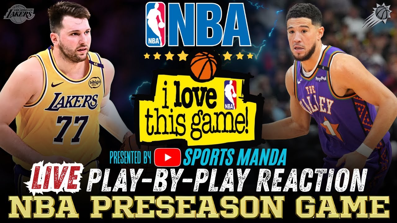 🔴LAKERS VS PHOENIX SUNS │ 2025 NBA PRESeason Basketball Game Play-By-Play Reaction & Scoreboard