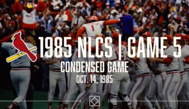 1985 NLCS Game 5 | Condensed Game | St. Louis Cardinals