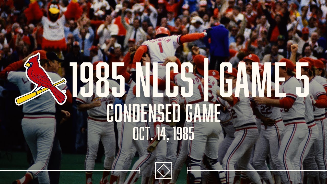 1985 NLCS Game 5 | Condensed Game | St. Louis Cardinals