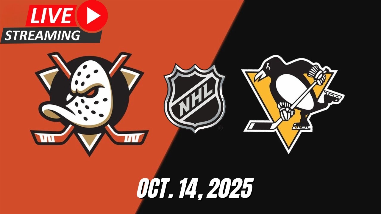 🏒 NHL LIVE! Pittsburgh Penguins vs Anaheim Ducks | Regular Season | October 14, 2025 |  Live