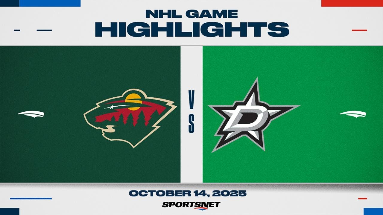 NHL Game Highlights | Wild vs. Stars - October 14, 2025