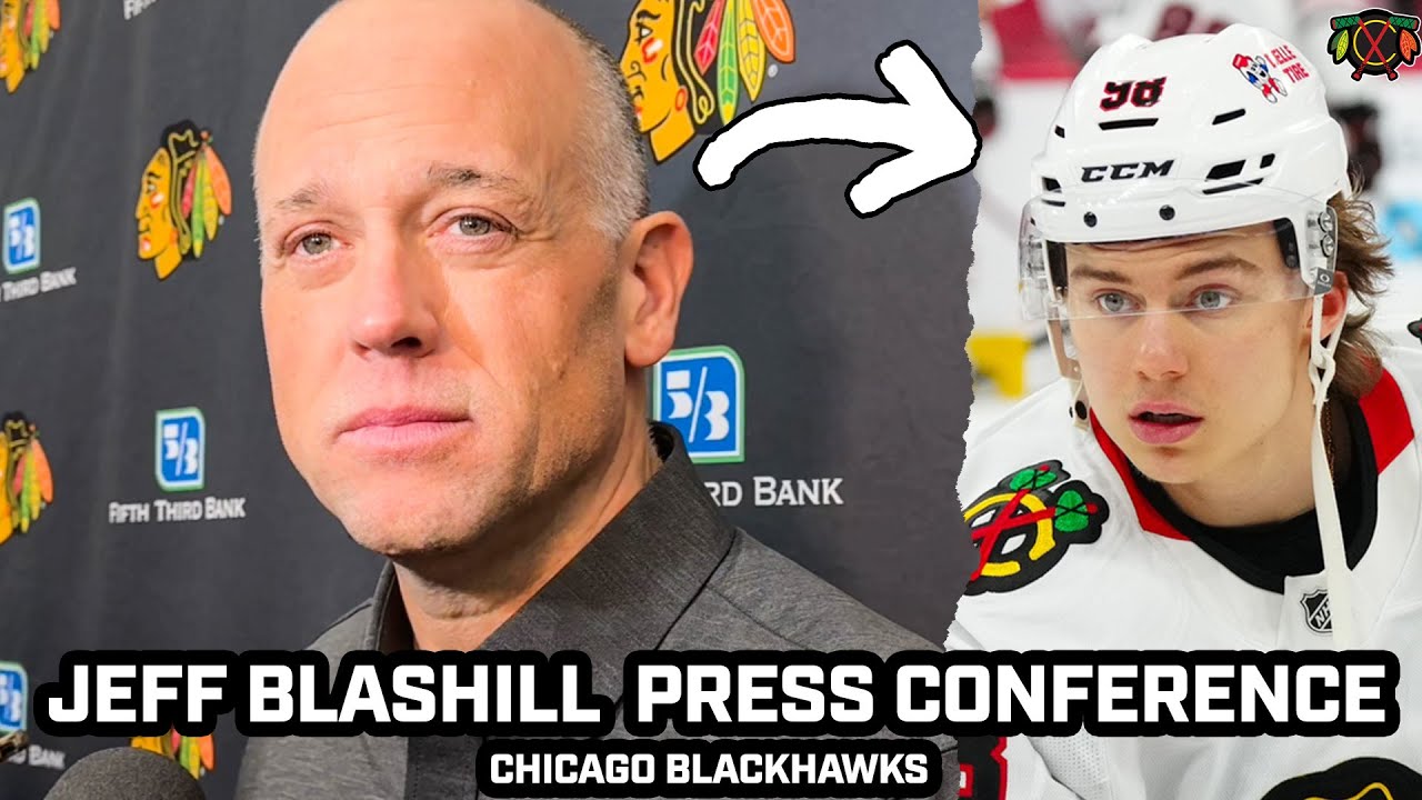 Jeff Blashill on Blackhawks Line Strategy, Connor Bedard Minutes & Player Development