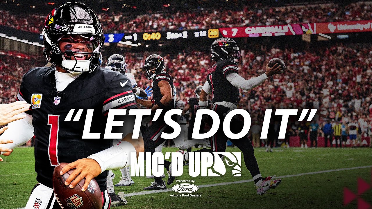 "Let's ******* Go!" Kyler Murray Mic'd Up vs Titans | AZ Cardinals