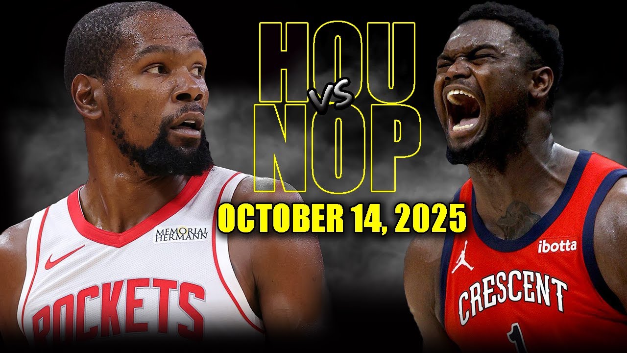 Houston Rockets vs New Orleans Pelicans Full Game Highlights - October 14, 2025 | NBA Preseason