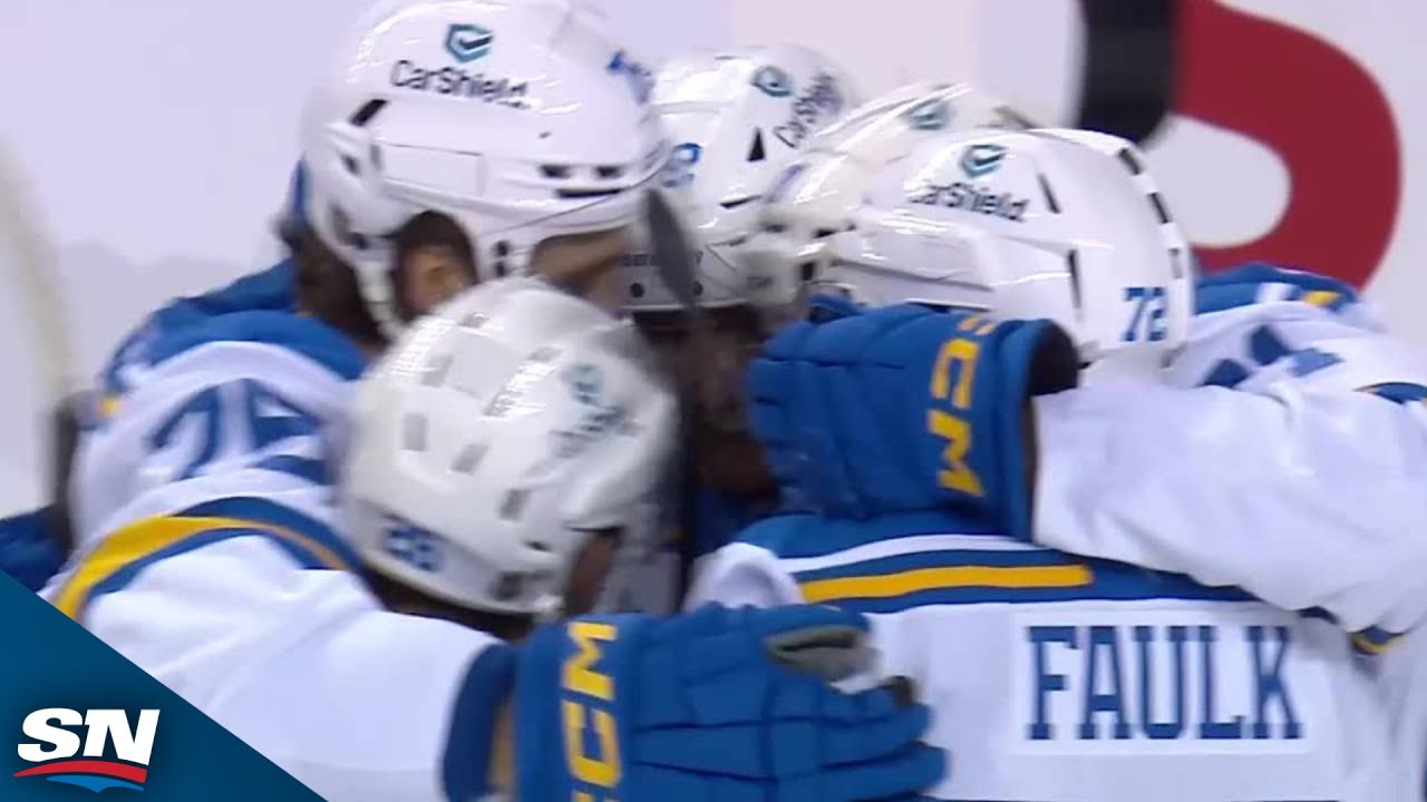 Pius Suter tips home first goal since joining the Blues