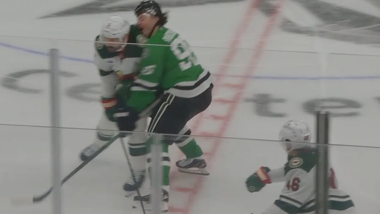 Jake Middleton Lays a Big Open Ice Hit On Matt Duchene