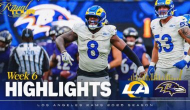 HIGHLIGHTS: Rams Top Plays In Win vs. Ravens - Quentin Lake's Big Game, Jared Verse's Sack & More