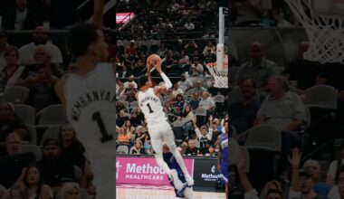 OOP THERE IT IS 🔥🔥 #nba #spurs #wemby #dylanharper