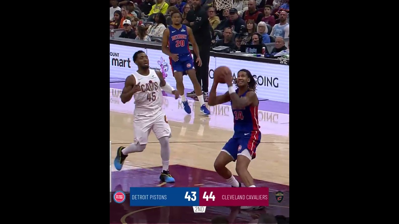 2nd Quarter Highlights | Pistons vs Cavs #nba #detroitpistons #pistons