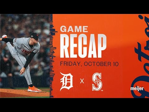 Tigers vs Mariners Highlights | 10/10/25