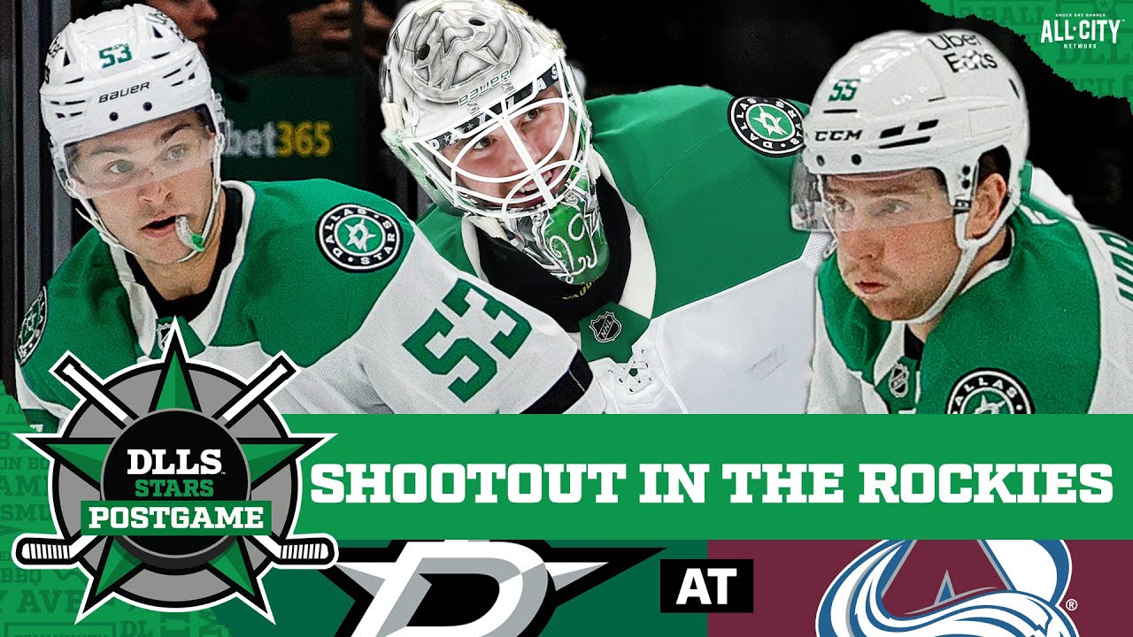 Stars Best Avalanche 5-4 In Thrilling Rocky Mountain Shootout | DLLS STARS POSTGAME