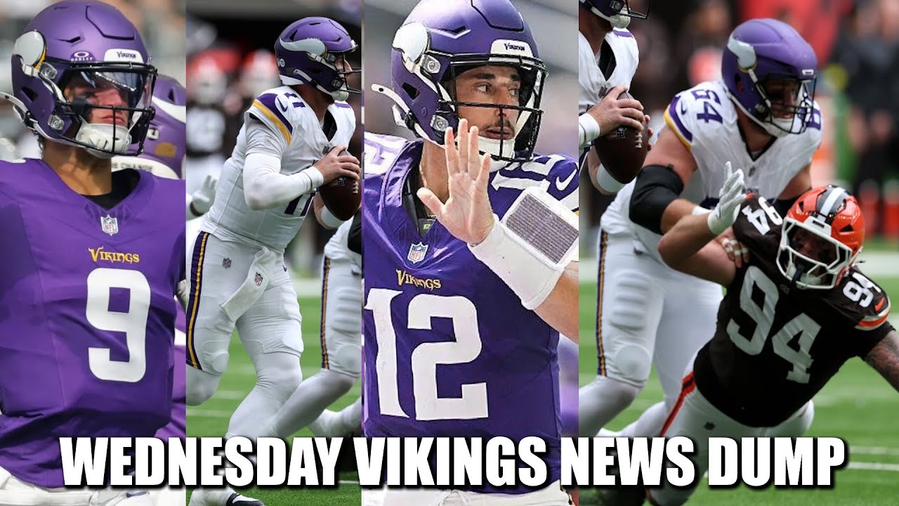 Minnesota Vikings News Dump (10.15.2025) | Co-Regional QBs, Bros Show Hype, Brandel Stays at Center?