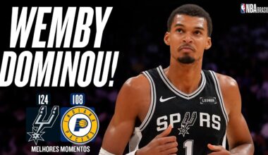 WEMBANYAMA brilha com 27 pontos em 25 minutos na vitória dos SPURS - Melhores Momentos