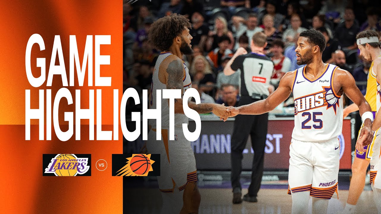 Phoenix Suns Preseason Game Highlights vs. Los Angeles Laker | 10-14-2025