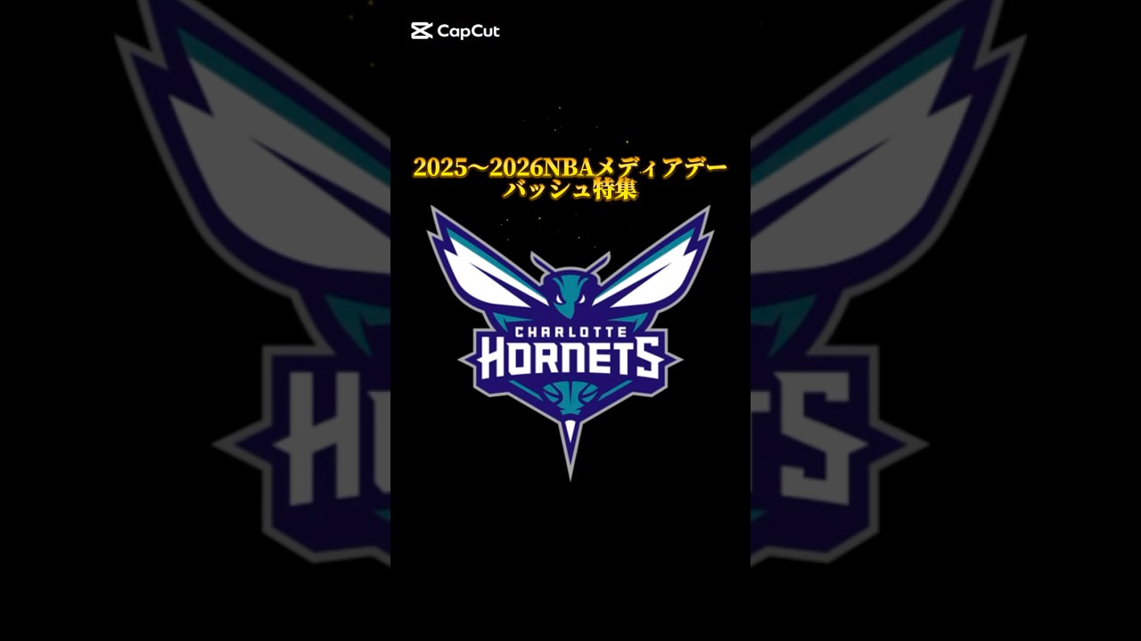 2025〜2026シーズンNBAメディアデーバッシュ特集 ホーネッツ編 #バッシュ #shorts #Hornets