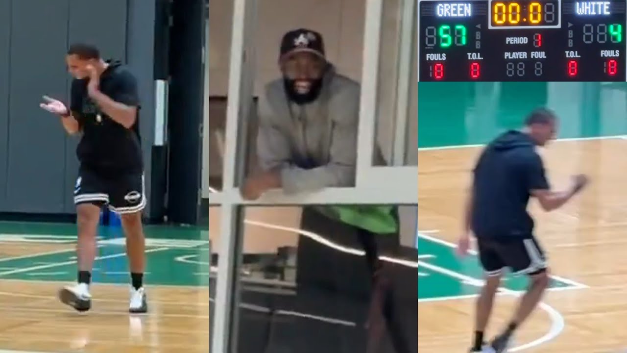 Jaylen Brown laughs at Joe Mazzulla as Celtics coaches destroy C's media in game 😂